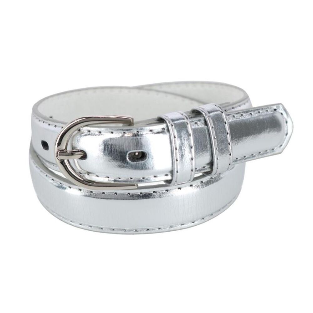 CTM Kid's Leather 1 inch Basic Dress Belt